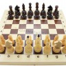 Шахматы гроссмейстерские (с утяжелителем) в комплекте с доской